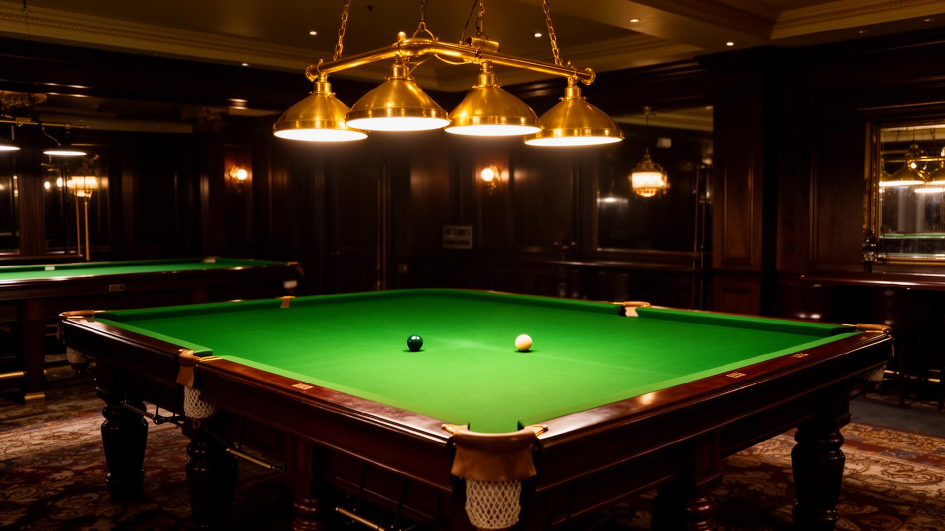 Premium snooker hall